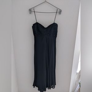 Jones New York Black Silk Cocktail Dress